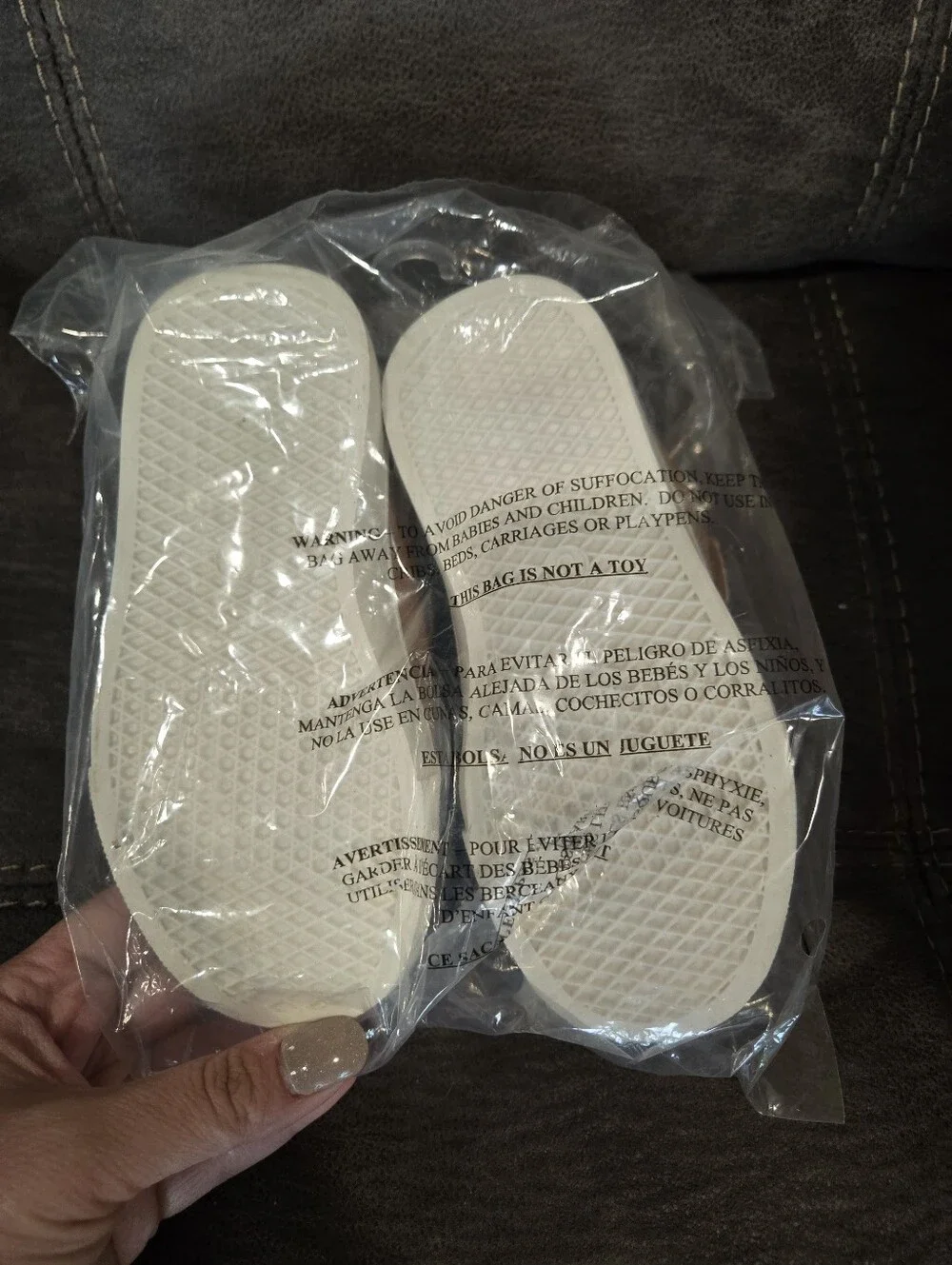 Gerber Toddler Brown Canvas Velcro Sneakers